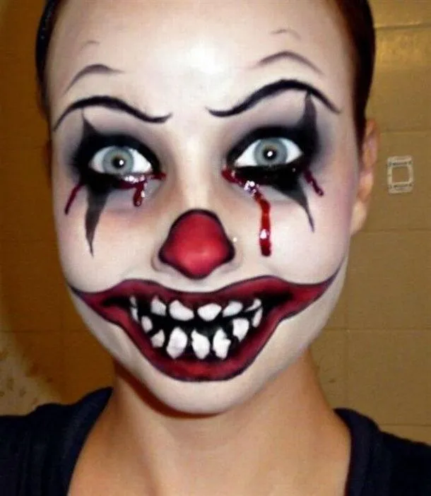 Maquillaje artistico de terror - Imagui