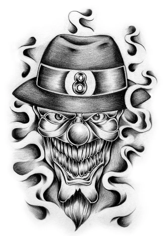 Pin Scary Joker Face Hope You Will Like 40 Illustration on Pinterest