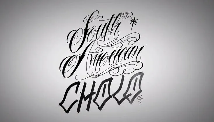 Pin Chicano Cholo Mexican Gangster Script Tattoo By Lmm Board On ...