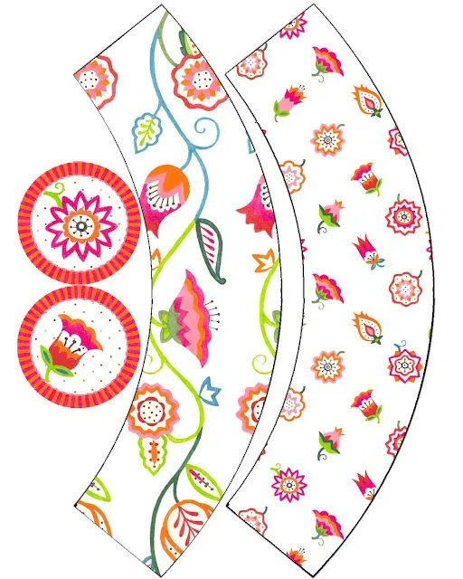 Imprimibles de wrappers para cupcakes 4. | Ideas y material gratis ... Imprimibles de wrappers para cupcakes 4. | Ideas y material gratis ...