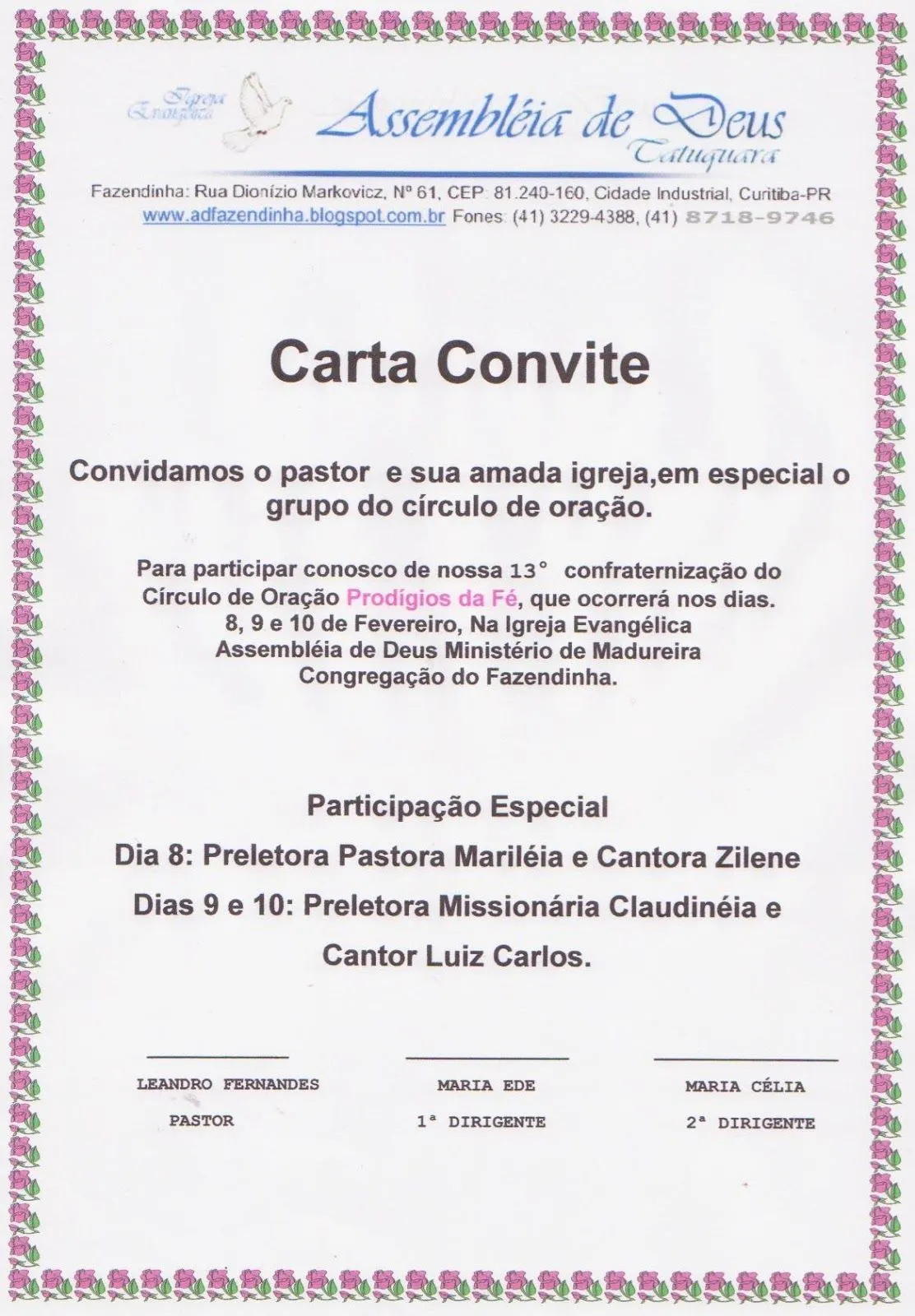 Pin de luiz carlos em Luiz | Modelo de carta convite, Modelo carta convite,  Convite