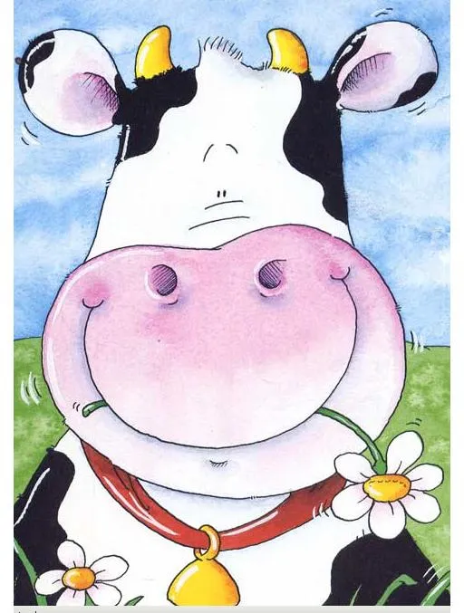 Dibujos de vacas country - Imagui