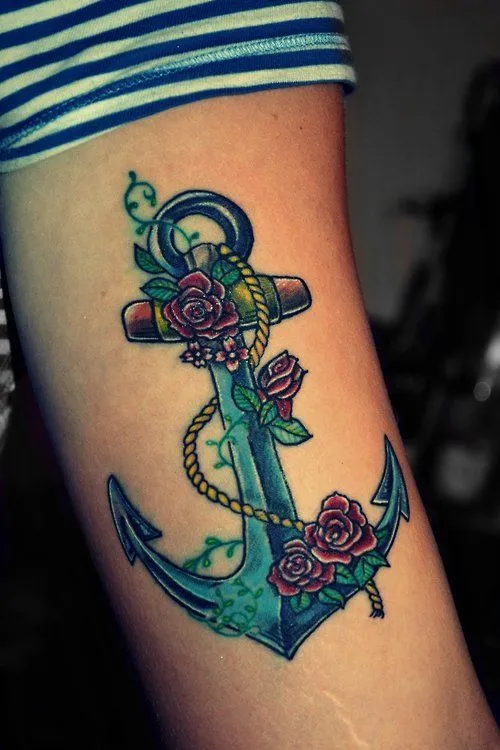Pin de Tara Leaming en Tattoos | Pinterest | Tatuaje, Anclas y ...