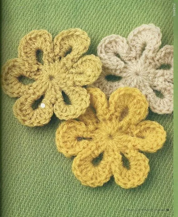 Aplicaciones tejidas a crochet - Imagui