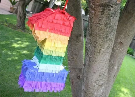 Piñata casera para cumpleaños 1 año