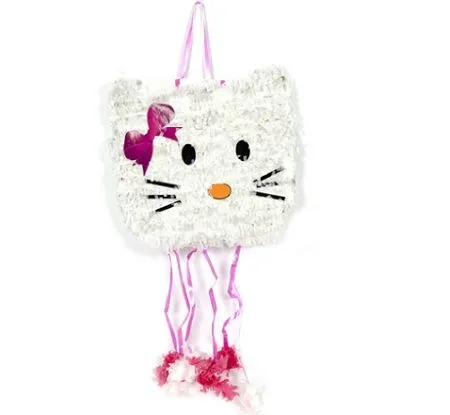  ... cómo hacer una piñata casera de Hello Kitty de forma muy sencilla