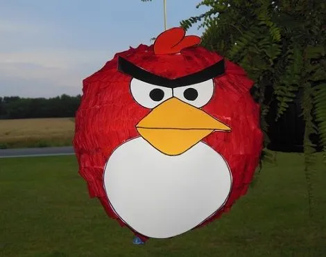 Como hacer una piñata de angry bird - Imagui