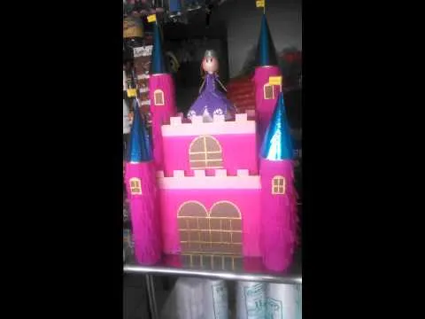 Piñata castillo d princesa sofia - YouTube