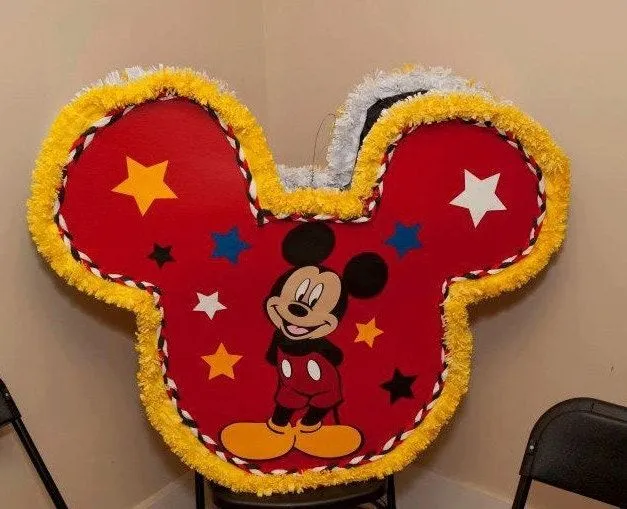 Como hacer piñata de Mickey mause - Imagui