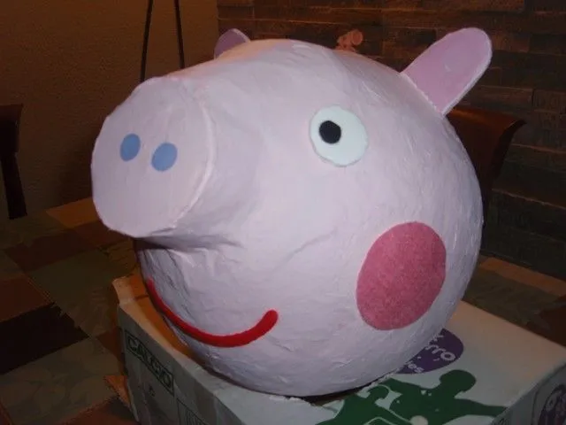 Piñata de Peppa Pig casera | Tarta de manzana