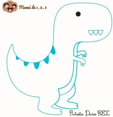Piñata de Rex – Dinosaurio - Paperblog