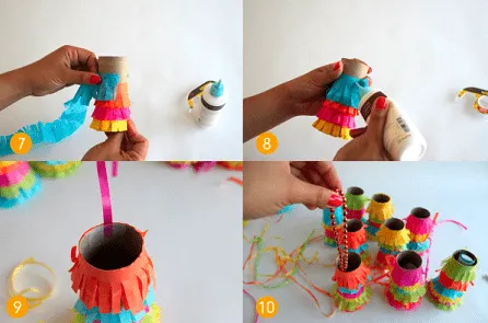 Como hacer piñatas infantiles de carton - Imagui