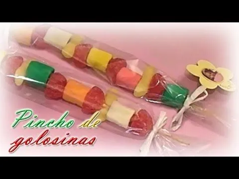 Pincho de Golosinas - DIY - Candy Brochette - YouTube