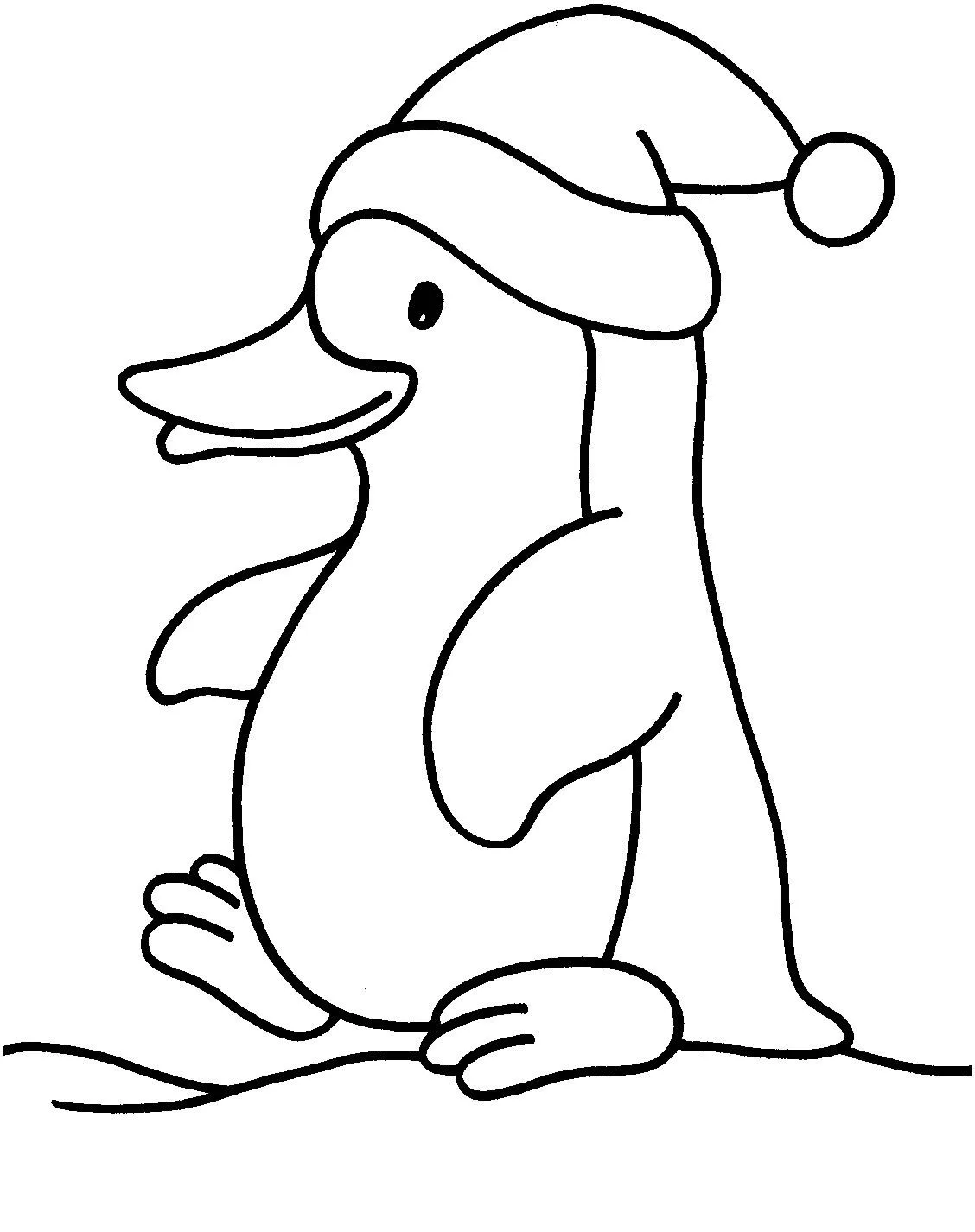Pinguinos para colorear - Dibujos para colorear - IMAGIXS