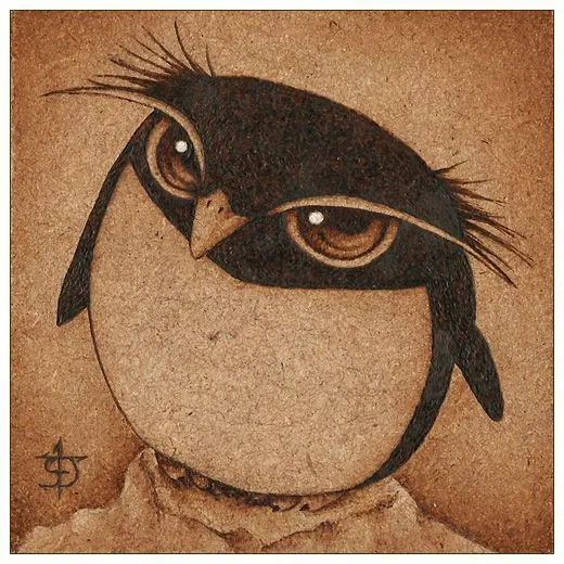 Un Pinguino - Pirograbado por felixdasilva | Dibujando