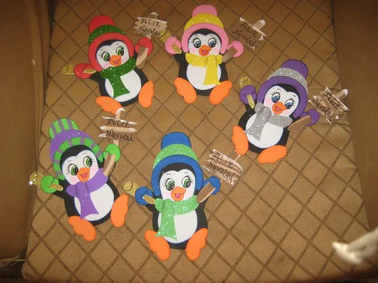 pinguinos navideños | Manualidades | Pinterest