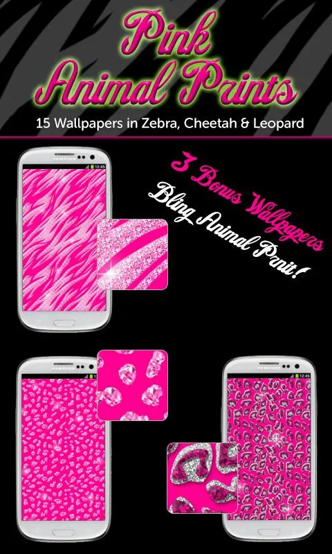 Pink Animal Prints Wallpapers - Aplicaciones de Android en Google Play