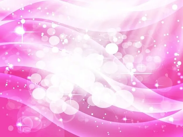Pink destellos de luz vector burbujas | Descargar Vectores gratis