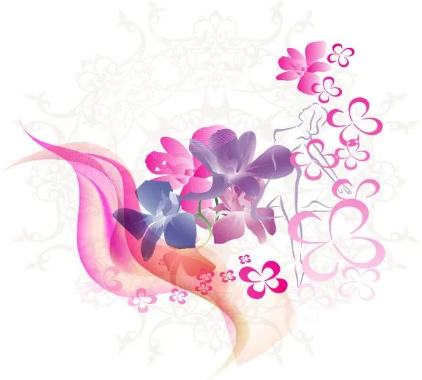 Pink Flowers Vector Image | Free Vector Graphics Download | Free ...