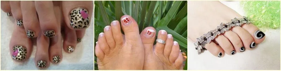 Modelos de uñas pintadas para pies - Imagui