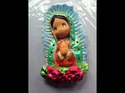 Pintando cerámica virgen de Guadalupe fácil y bonito how to paint ...