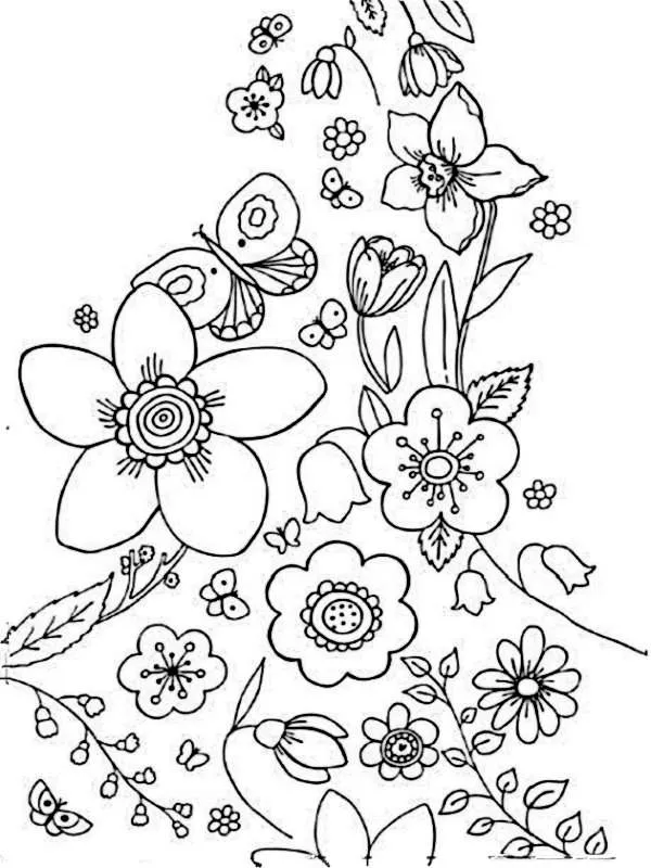 Pintando y coloreando dibujos de naturaleza Pintando y coloreando dibujos de naturaleza