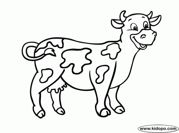Pintando dibujos de vacas para imprimir y colorear | Colorear imágenes Pintando dibujos de vacas para imprimir y colorear | Colorear imágenes