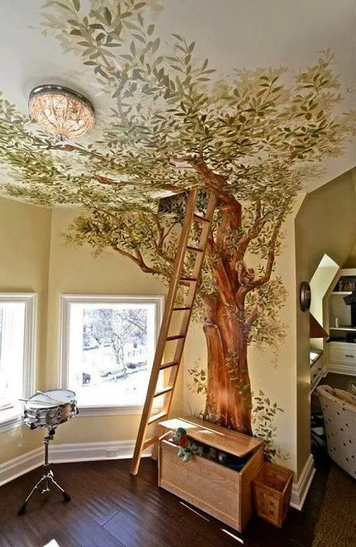pintar arbol en pared (2) | Decorar tu casa es facilisimo.com