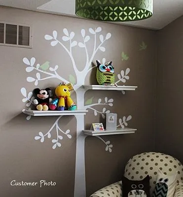 Como decorar una pared con un árbol interactivo. | Mil ideas de ...