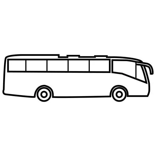 Dibujo para colorear un autobus - Imagui