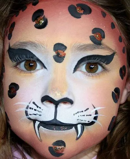 Caras pintadas leopardo - Imagui