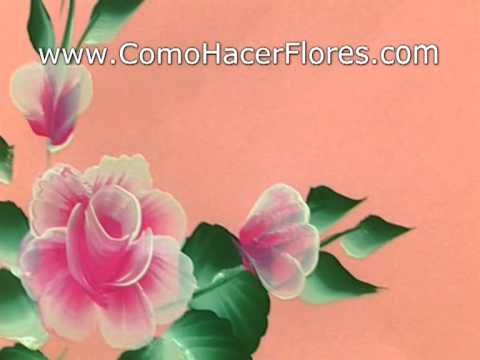 Cómo Pintar Flores - Clase GRATIS - YouTube