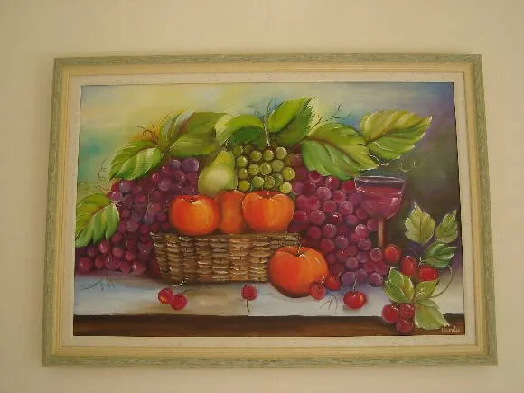 Como pintar frutas en tela - Imagui