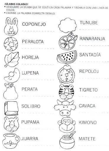 pintar y jugar: actividades para preescolar | Educación ...