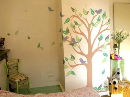 Cómo pintar un mural infantil - Decoracion - EstiloPeques