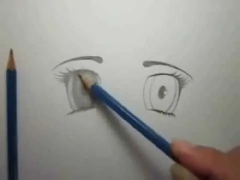 Cómo pintar ojos Manga por Walter Conejo Carballo - YouTube