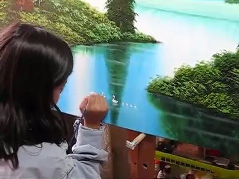 Pintar un paisaje al óleo 3 de 3 - YouTube