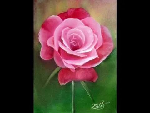 Como pintar rosas en tela - Imagui