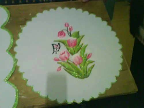 Dibujos de tulipanes para pintar en tela - Imagui