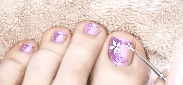 Diseños de uñas de pies pintadas - Imagui