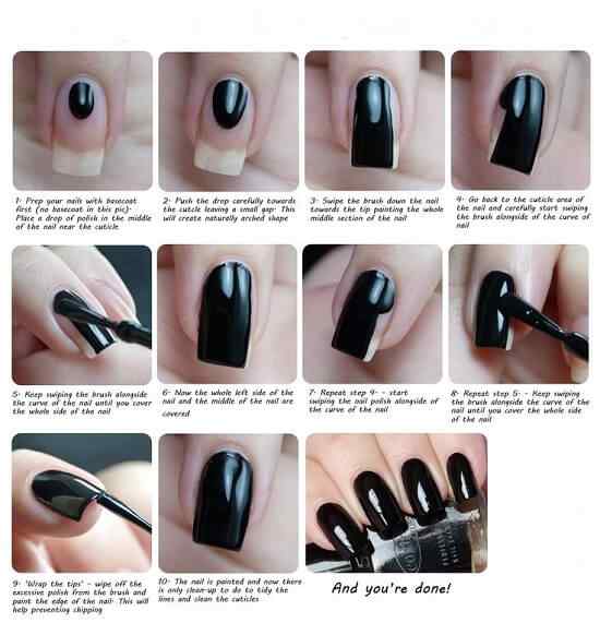 Como pintarte las uñas de manera correcta con unos sencillos ...