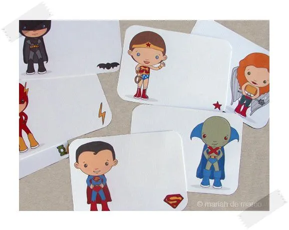 Dibujos de superhéroes para imprimir y colorear