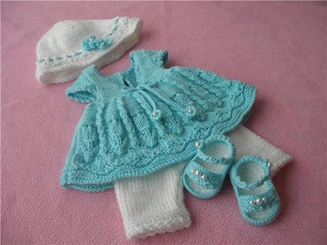 Pinterest vestidos de bebé tejidos - Imagui