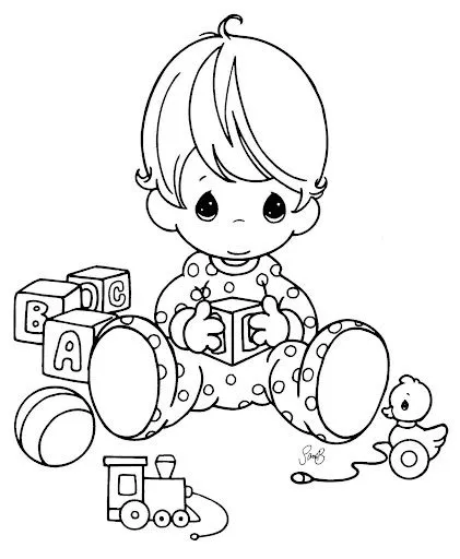 Baby precious moments coloring pages | Coloring Pages