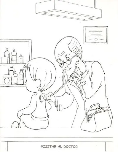 Pinto Dibujos: Día del doctor para colorear Pinto Dibujos: Día del doctor para colorear