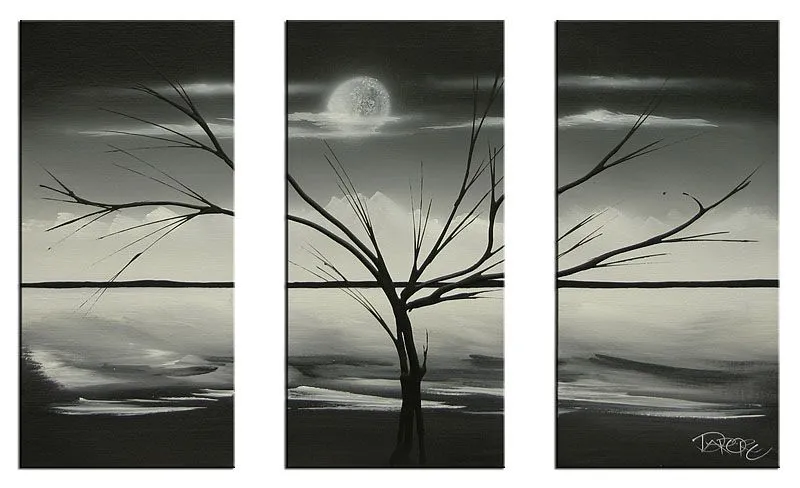pintor Theo Dapore prototipo abstracto arte: En blanco y negro la ...