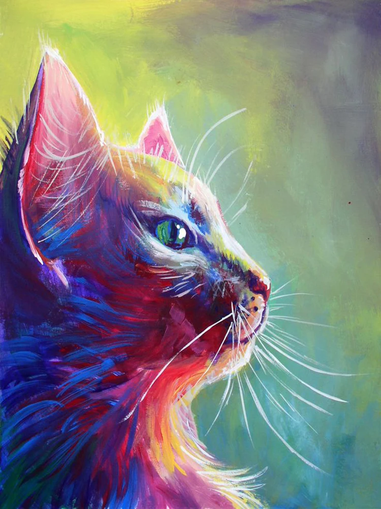 Pintura abstracta gato al por mayor de alta calidad de China ...
