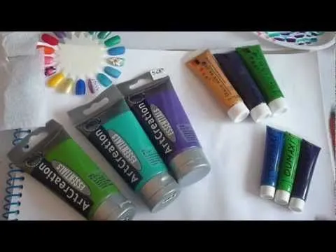 pintura acrilica para uñas (economica) - YouTube