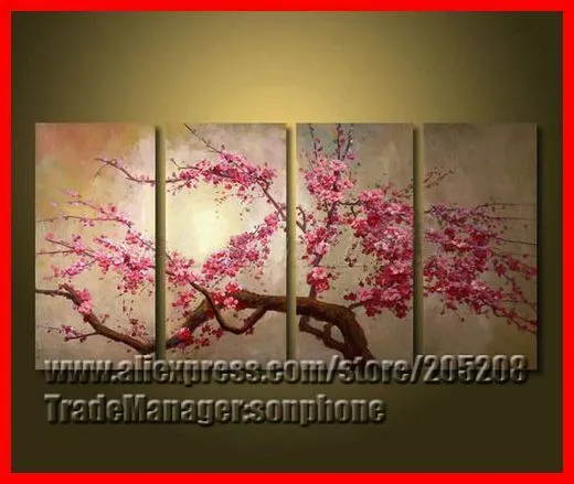 Cuadros de cerezos japoneses - Imagui
