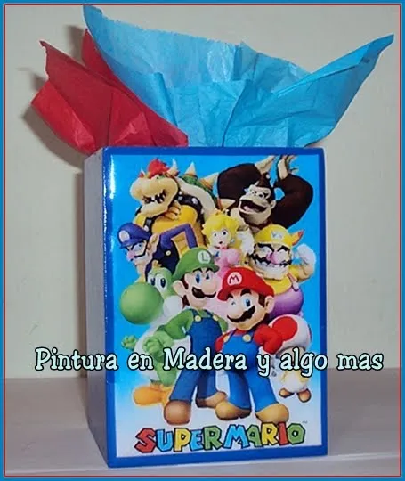 Caja de regalos de Mario Bros - Imagui